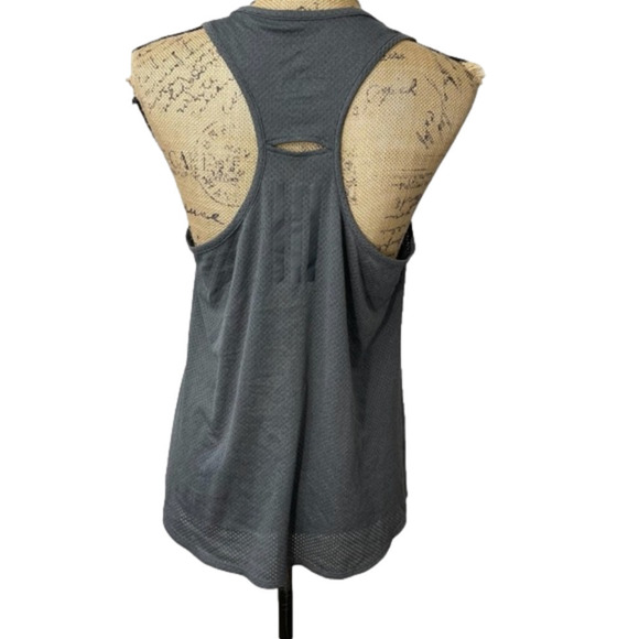 Adidas Keyhole Back Athletic Tank Hi low Lightweight Cover - Picture 3 of 11